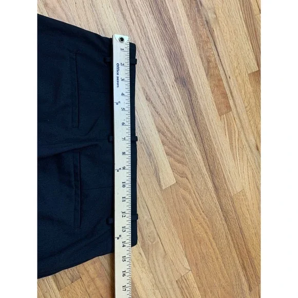 Madewell The Harlow Superwide-Leg Trouser 00 Black High Rise Pleated Pants - Picture 10 of 10